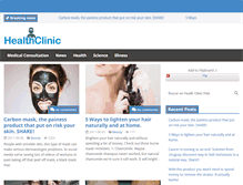 Tablet Screenshot of healthclinicweb.com